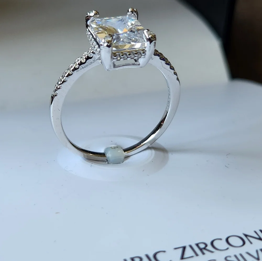 Giani Bernini Sterling Silver Ring Cubic Zirconia Size 7 NWT
